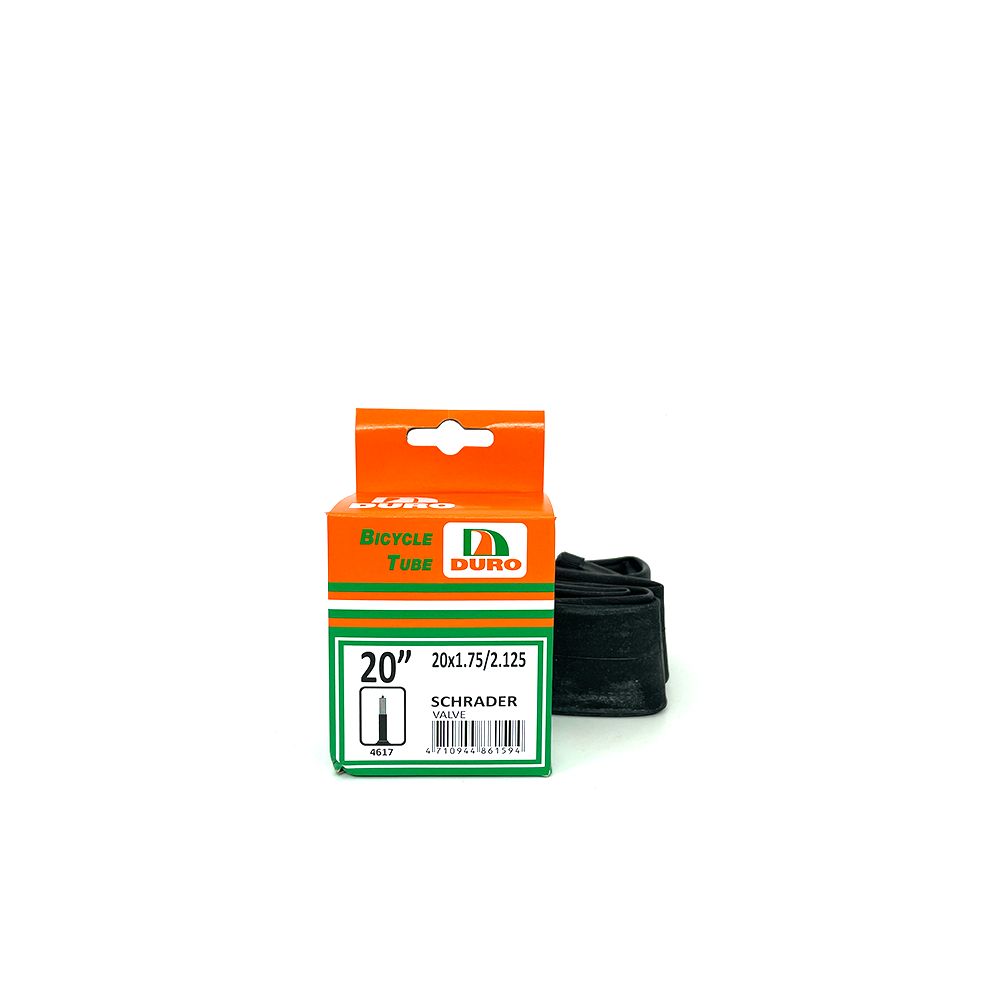 4 Camere D'Aria Duro Per Bicicletta 20x1.75-2.125 – Valvola Schrader 33mm, Lunga Durata