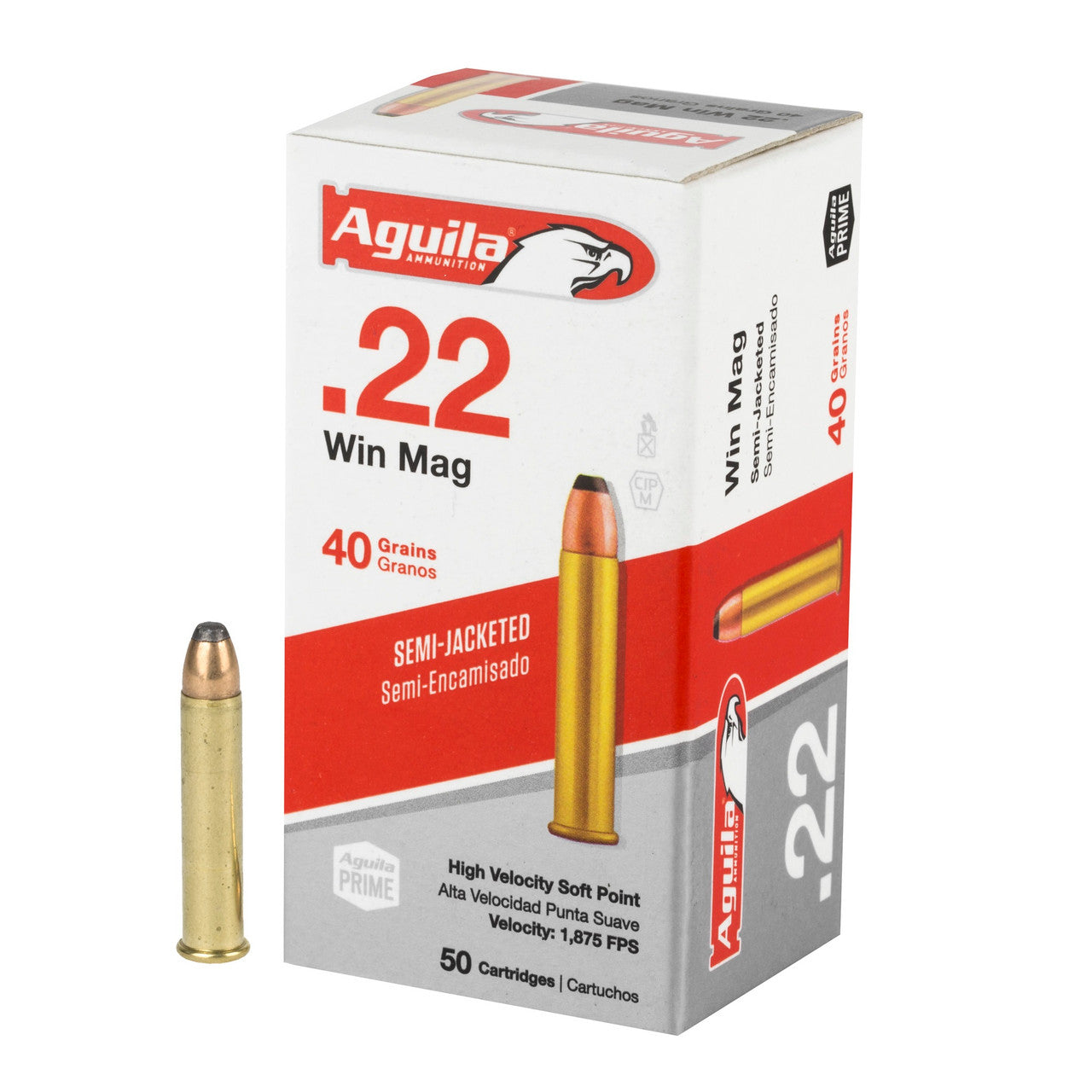 Aguila .22Win Mag 40Gr 50pk