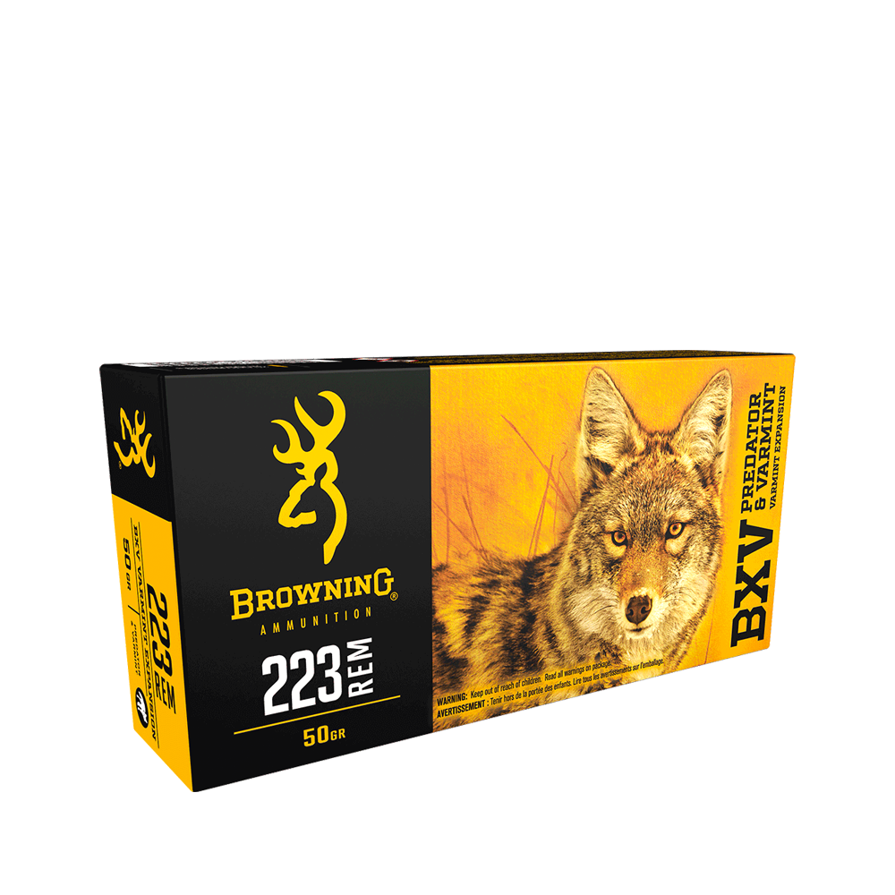 Browning .223 REM 50gr BXV Varmint Expansion 20pk