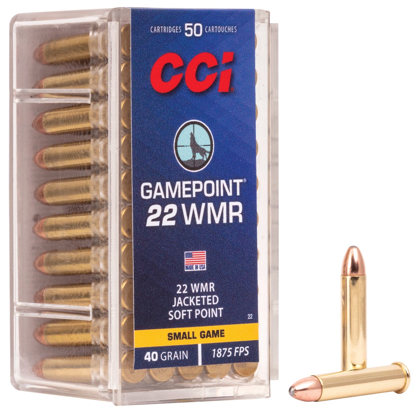 CCi Gamepoint 22WMR 40Gr 50pk