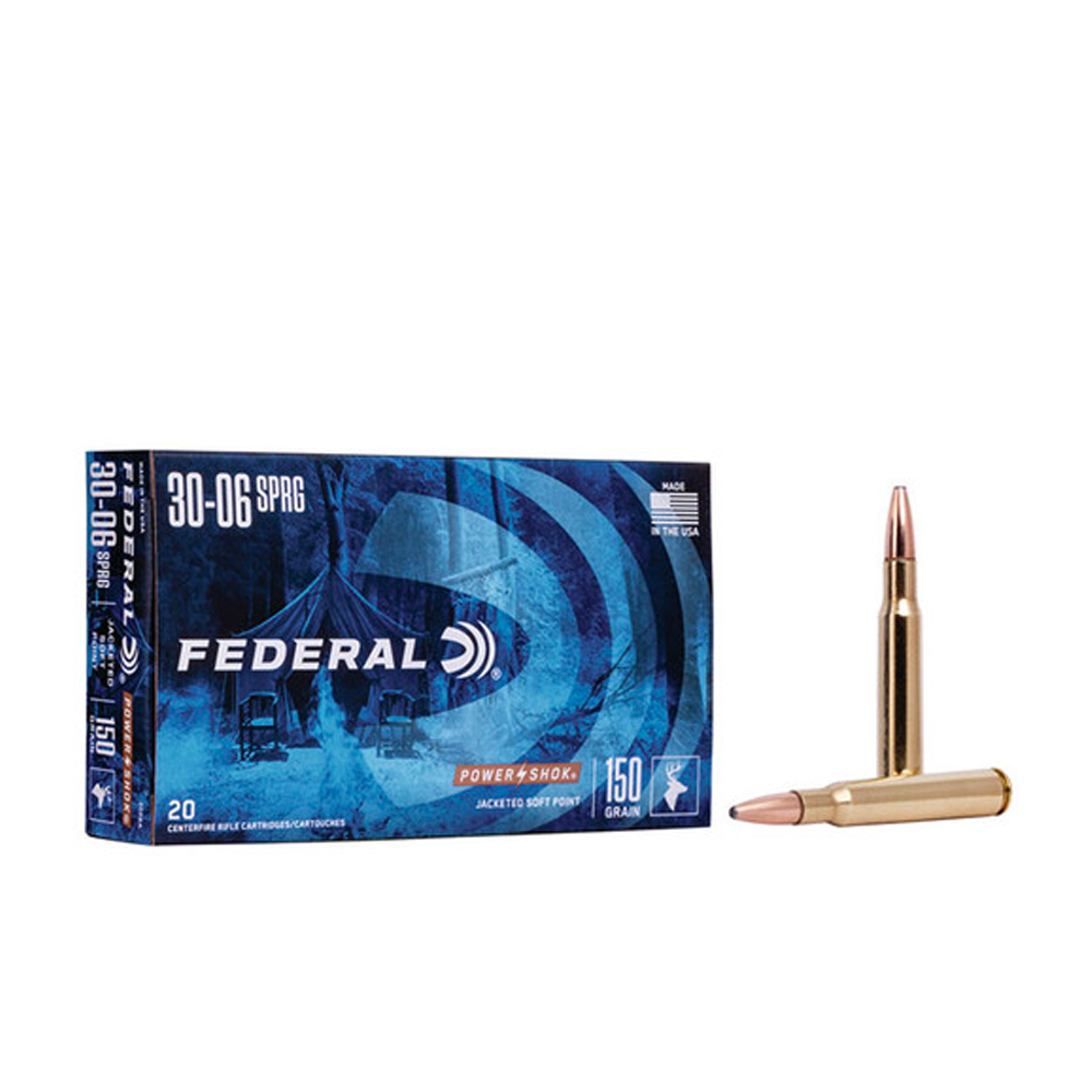 Federal® PowerShok 30-06SPRG JSP 150gr 20pk