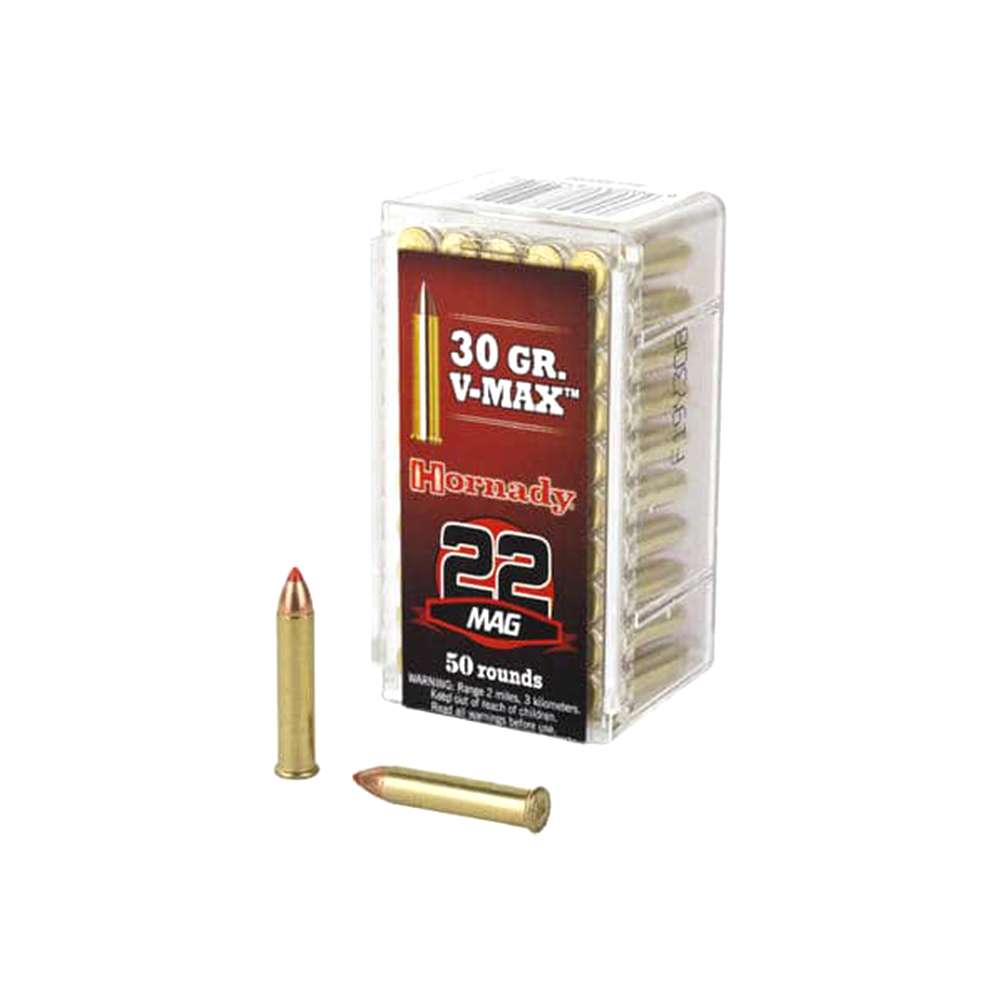 Hornady V-Max 22Mag 30Gr