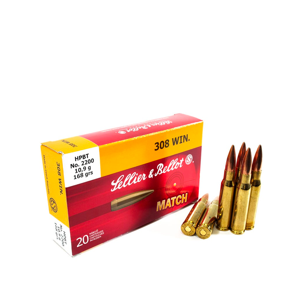 Sellier & Bellot 30-06spr 168gr 20pk HPBT