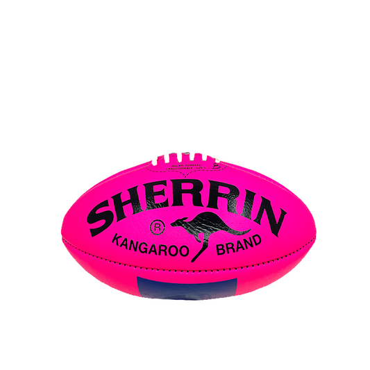 Sherrin Middys Pink Leather Football