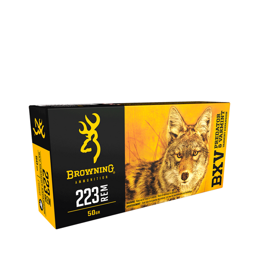 Browning .223 REM 50gr BXV Varmint Expansion 20pk