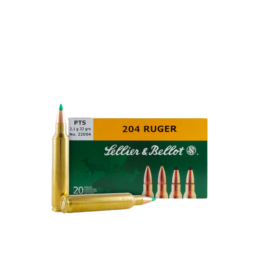 Sellier & Bellot 204 Ruger 32gr 20pk