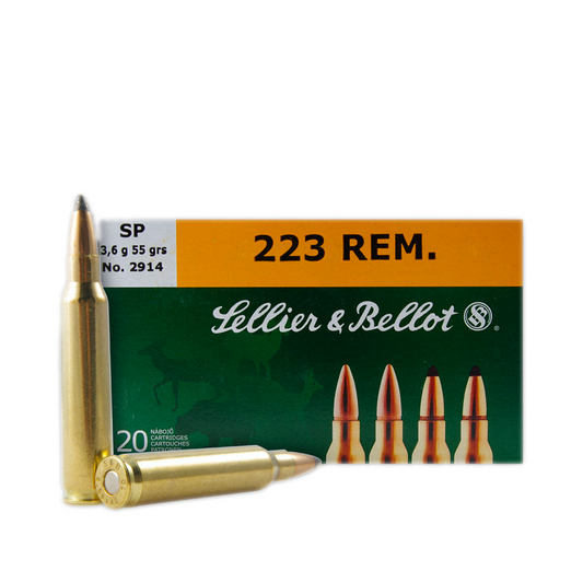 Sellier & Bellot .223 REM 55Gr SP