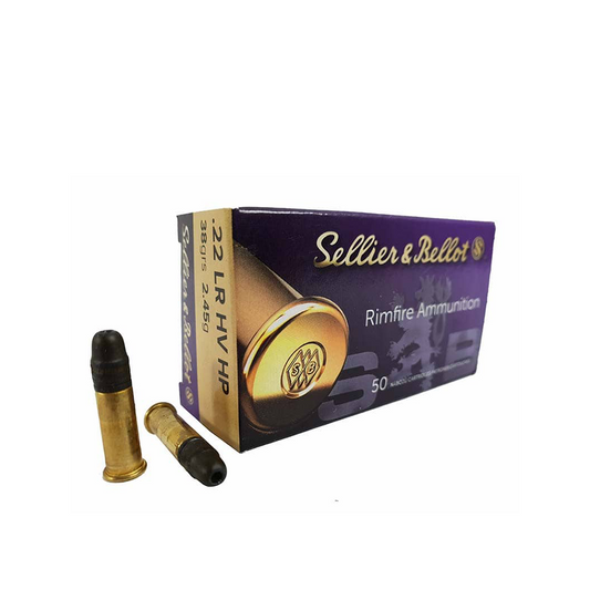 Sellier & Bellot .22LR HV HP 38Gr