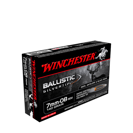 Winchester® Ballistic SilverTip® 7mm-08 REM 140gr 20pk