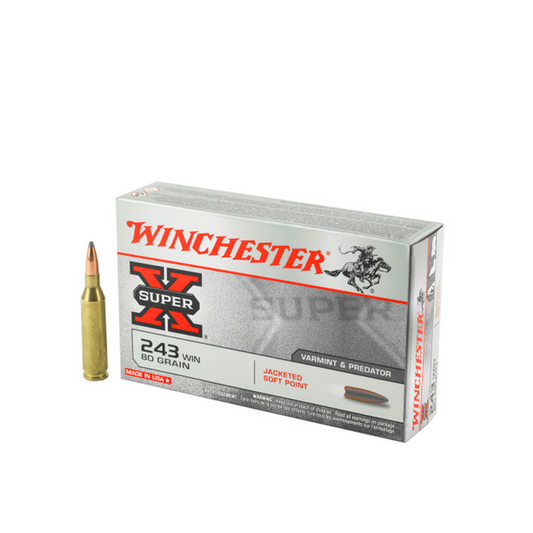 Winchester SuperX 243WIN 80gr JSP 20pk