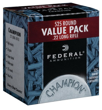 Federal 525-Value Pack .22 Long Rifle 36Gr