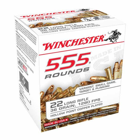 Winchester 555-Rounds 22LR Value Pack 36Gr